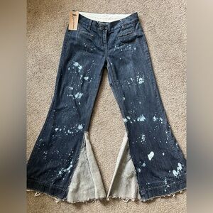 Custom Levi Y2K Style Grunge Bell Bottom Jeans (8)